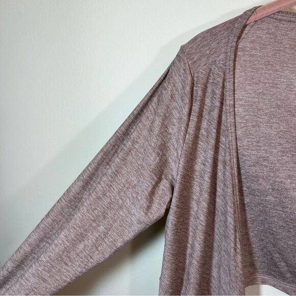 Outdoor Voices Tan Wrap Sweater - Picture 6 of 9